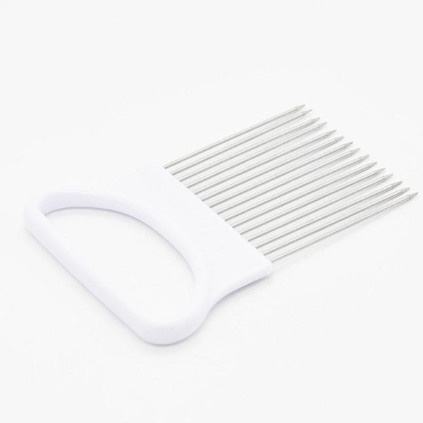 Handy Stainless Steel Onion Holder For Cutting