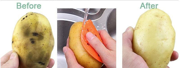 Multi-functional Fruit/Vegetable Brush