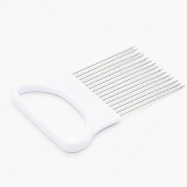 Handy Stainless Steel Onion Holder For Cutting